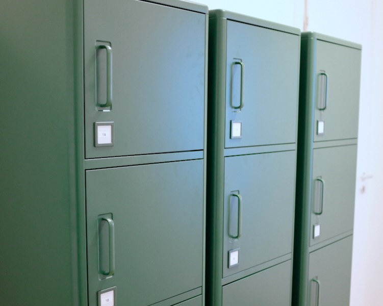 Secure lockers at dyonix